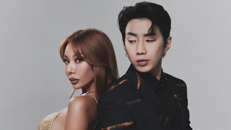 Imagem promocional de Jessi e Jay Park - Divulgação/MORE VISION