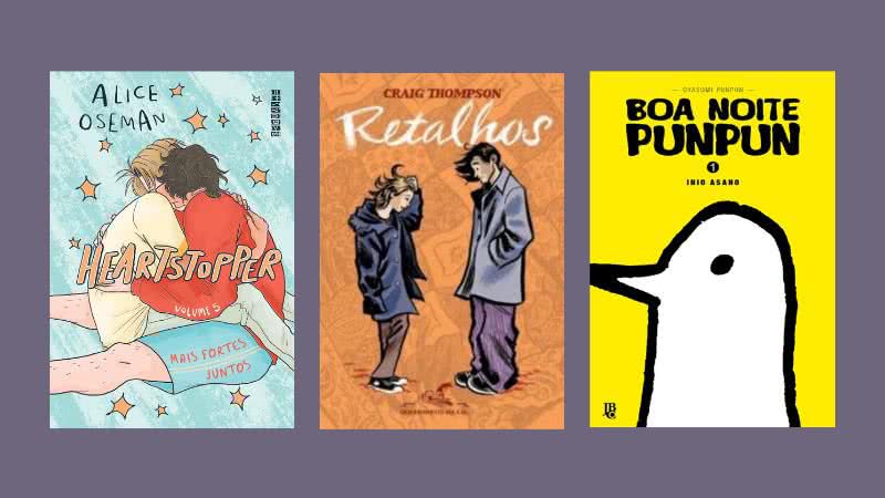 Com livros da série Heartstopper e outras obras renomadas, listamos algumas leituras que estão fazendo sucesso na Amazon - Créditos: Reprodução/Amazon