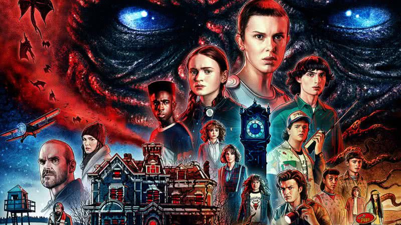 Pôster oficial da quarta temporada de "Stranger Things" - Divulgação/Netflix