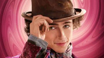 Pôster do filme "Wonka", com Timothée Chalamet - Divulgação/Warner Bros. Pictures