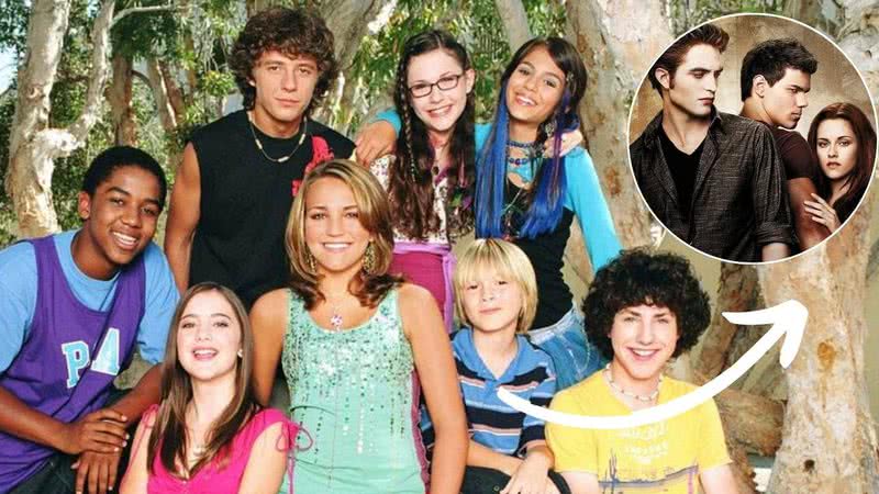 Imagem promocional de Zoey 101 e Crepúsculo - Divulgação/Nickelodeon/Paris Filmes