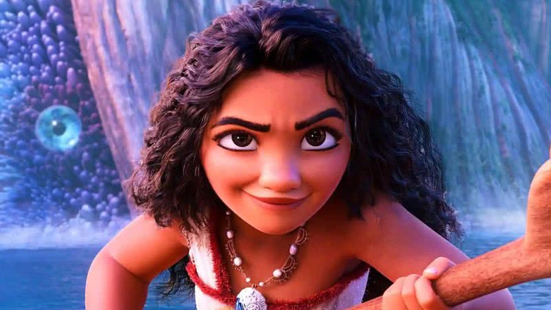 Moana em cena de 'Moana 2' - Reprodução/ Disney