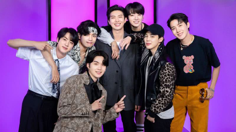 Integrantes do BTS para a BTS FESTA 2022 - Divulgação/BigHit Music