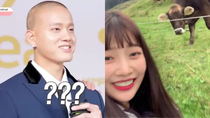 Peniel, do BTOB, e Joy, do Red Velvet - Reprodução/YouTube/kpop virals/Instagram/_imyour_joy