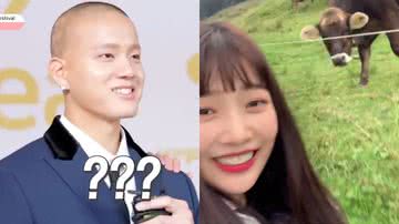 Peniel, do BTOB, e Joy, do Red Velvet - Reprodução/YouTube/kpop virals/Instagram/_imyour_joy