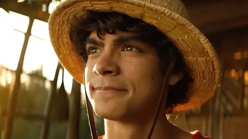 Iñaki Godoy como Luffy no live-action de One Piece - Reprodução/Netflix