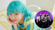 ADORA e integrantes do BTS - Divulgação/BIGHIT Music/AURA Entertainment