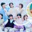 Membros do BTS e ADORA