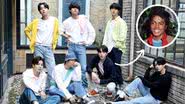 BTS em photoshoot para o álbum "BE" e Michael Jackson, o rei do pop - Divulgação/Big Hit Music e Frank Edwards/Getty Images