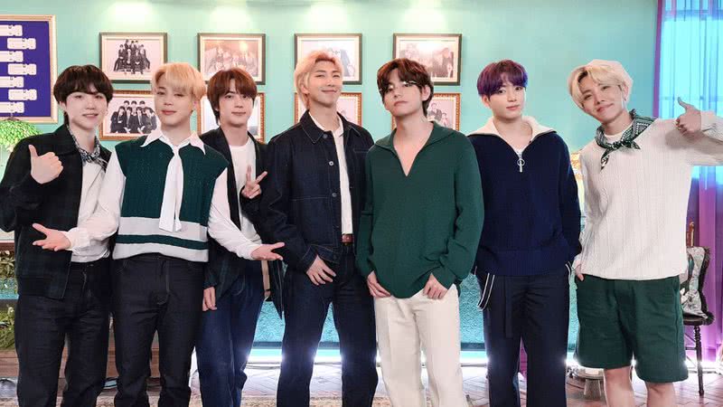 BTS em imagem divulgada durante a BTS FESTA 2024 - Divulgação/BIGHIT Music