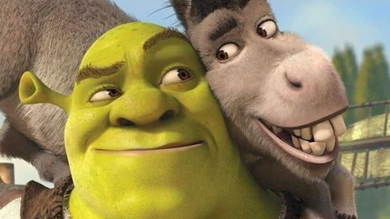 Shrek e Burro para a franquia "Shrek" - Divulgação/DreamWorks Pictures