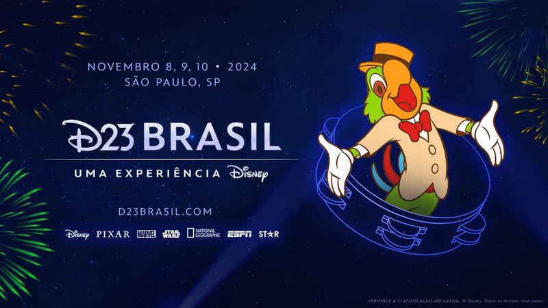 Imagem promocional da D23 Brasil - Divulgação/Disney