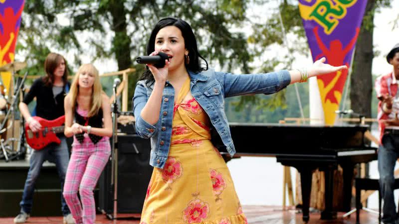 Demi Lovato em 'Camp Rock 2: The Final Jam' (2010) - Reprodução/Disney Channel