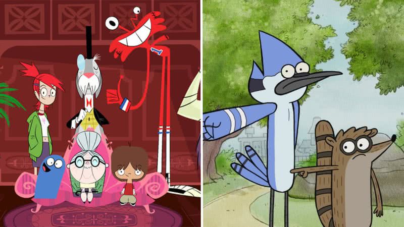 Personagens de 'Mansão Foster Para Amigos Imaginários' e 'Apenas Um Show' - Reprodução/Cartoon Network