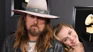 Miley Cyrus e Billy Ray no GRAMMY Awards 2019 - Steve Granitz/WireImage