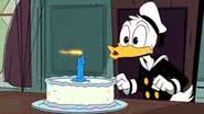 Pato Donald em seu aniversário - Reprodução/Disney