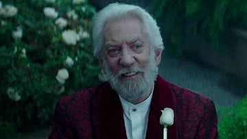 Presidente Snow (Donald Sutherland) na franquia de Jogos Vorazes - Reprodução/Lionsgate