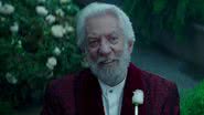 Presidente Snow (Donald Sutherland) na franquia de Jogos Vorazes - Reprodução/Lionsgate