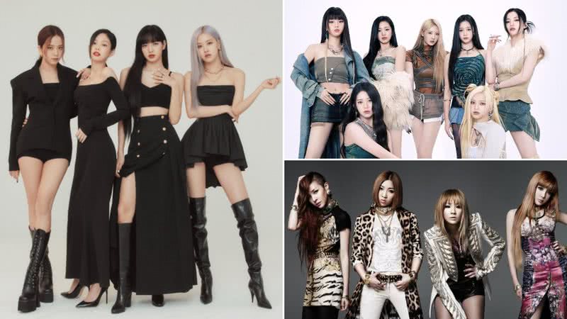 Integrantes do BLACKPINK, BABYMONSTER e 2NE1 - Divulgação/YG Entertainment