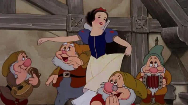 Cena da animação 'Branca de Neve e os Sete Anões' (1937) - Reprodução/Disney