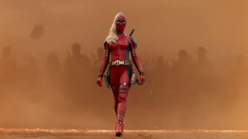 Cena de Lady Deadpool em 'Deadpool & Wolverine' - Reprodução/Marvel