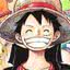 Personagens de 'One Piece' em capa de mangá