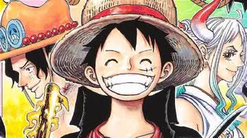 Personagens de 'One Piece' em capa de mangá - Reprodução/Shueisha/Weekly Shōnen Jump