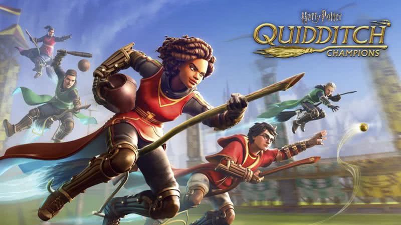 Pôster oficial do jogo "Harry Potter: Campeões do Quadribol" - Divulgação/Warner Bros. Pictures