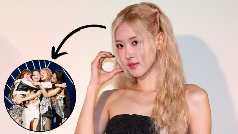 Rosé e as integrantes do BLACKPINK - Han Myung-Gu/WireImage e Emma McIntyre/Getty Images