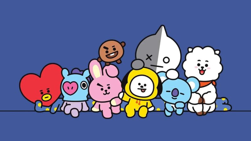 Personagens do BT21 - Reprodução/BT21