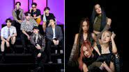 Integrantes do BTS e BLACKPINK - Divulgação/BigHit Music/YG Entertainment