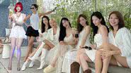 Integrantes do Girls' Generation no aniversário de 17 anos de debut - Reprodução/Instagram/seojuhyun_s