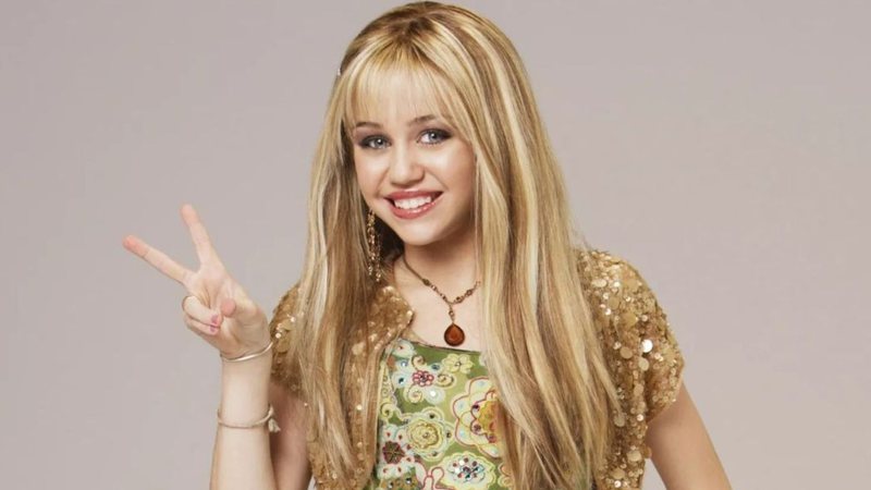 Miley Cyrus como "Hannah Montana" para o seriado de mesmo nome - Reprodução/Disney