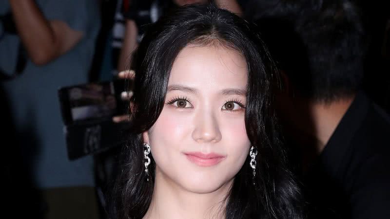 Jisoo, no red carpet de "Born Pink In Cinemas" - Han Myung-Gu/WireImage/Getty Images