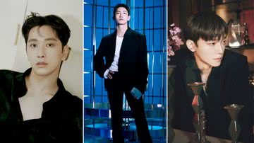 Chansung, do 2PM, Max Changmin, do TVXQ!, e Chen, do EXO - Divulgação/JYP Entertainment/SM Entertainment