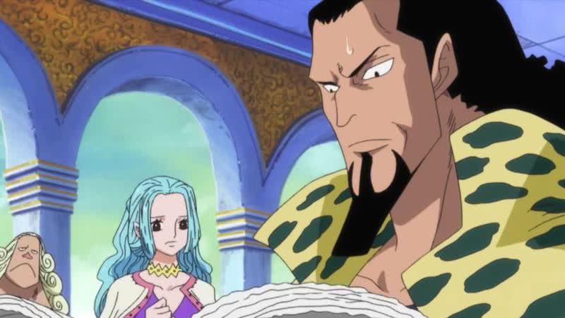 Nefertari Cobra em cena do anime "One Piece" - Reprodução/Toei Animation