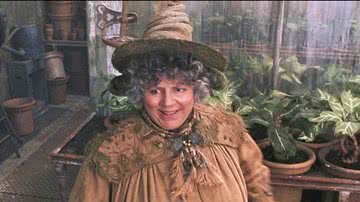 Professora Pomona Sprout, personagem da sagaHarry Potter - Reprodução/Warner Bros. Pictures