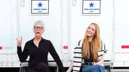 Jamie Lee Curtis e Lindsay Lohan nos bastidores de "Sexta-Feira Muito Louca 2" - Divulgação/Disney