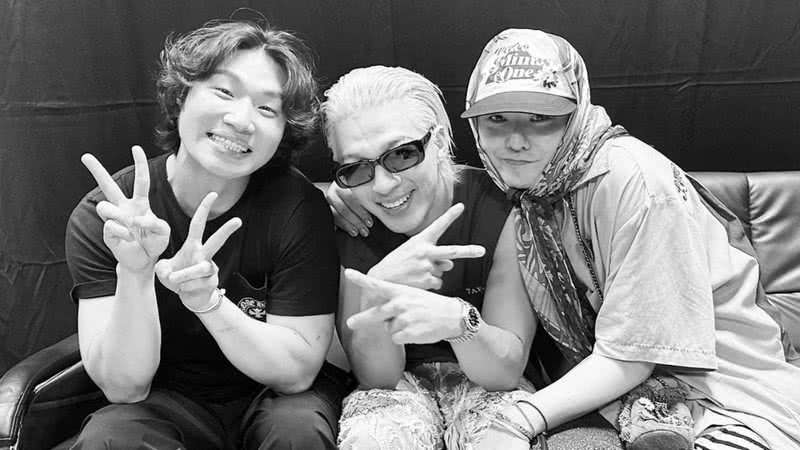 Daesung, Taeyang e G-Dragon, integrantes do BIGBANG - Reprodução/Instagram/__youngbae__