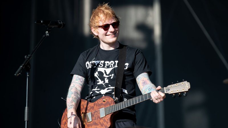 Ed Sheeran no festival BottleRock Napa Valley 2024, na Califórnia - Dana Jacobs/FilmMagic