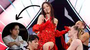 Jisoo no Coachella e em cena do k-drama 'Snowdrop' - Frazer Harrison/Getty Images e Reprodução/JTBC