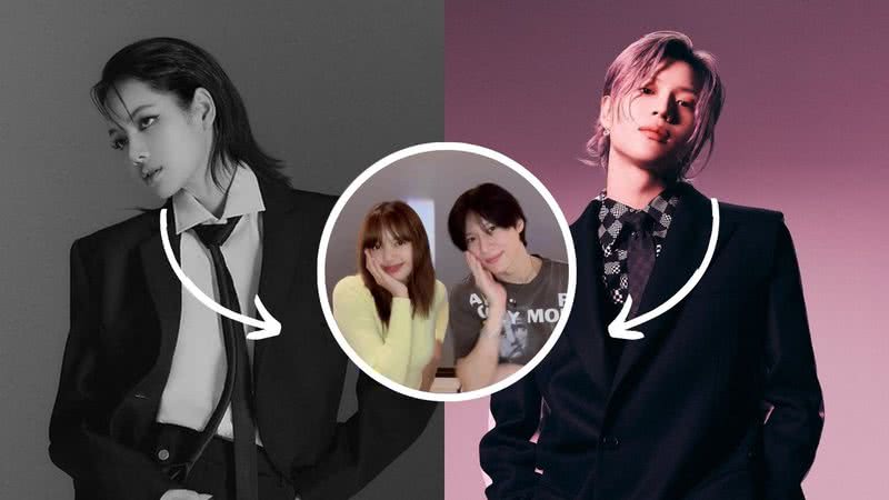 Lisa, do BLACKPINK e Taemin, do SHINee - Divulgação/SM Entertainment/LLOUD/Reprodução/lalalalisa_m