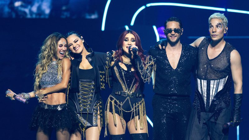 RBD durante a "Soy Rebelde Tour" em Austin, no Texas - Rick Kern/Getty Images