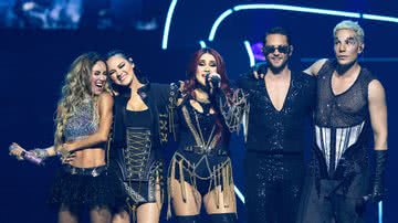 RBD durante a "Soy Rebelde Tour" em Austin, no Texas - Rick Kern/Getty Images