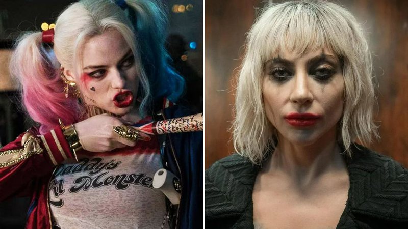 Margot Robbie e Lady Gaga como Arlequina - Divulgação/Warner Bros. Pictures