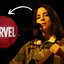 Logo da Marvel e Billie Eilish