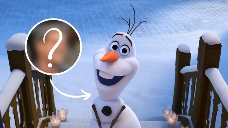 Fábio Porchat e Olaf, de 'Frozen: Uma Aventura Congelante' - Reprodução/Disney/YouTube/Canal GNT