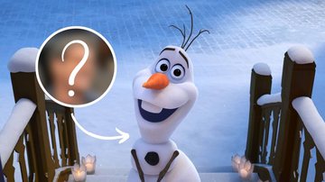 Fábio Porchat e Olaf, de 'Frozen: Uma Aventura Congelante' - Reprodução/Disney/YouTube/Canal GNT