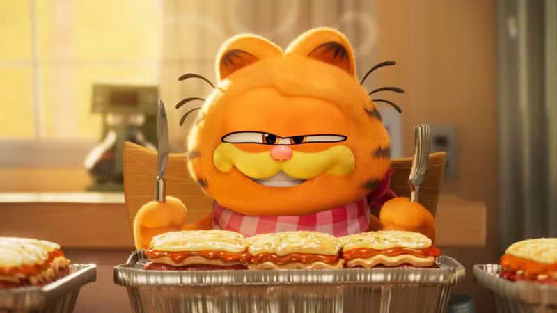 Cena de "Garfield — Fora de Casa" - Reprodução/Sony Pictures