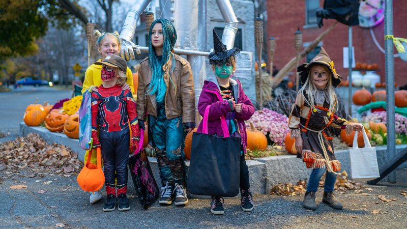 Crianças fantasiadas para o Halloween - Robert Nickelsberg/Getty Images